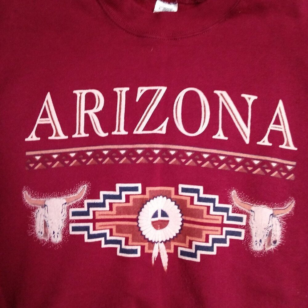 Vintage Arizona Spell Out Crewneck Sweatshirt
